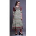 thumbnail image 3 of Bimba Classic Printed Indian Kurtis Tunic Long Anarkali Dress For Women, 3 of 5