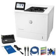 HP M611dn Laserjet Enterprise N&B - Recto verso - Imprimante + Câble d'imprimante + Plus