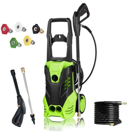 Jet Electric Trolley Zimtown Heavy Duty 1305PSI/2200PSI Electric High Pressure Washer 1800W 1.76GPM/1.6GPM Jet Sprayer, Professional Power Washer Cleaner Machine, with Hose Nozzle Gun, Great for Cleaning Cars Trucks ()
