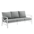 thumbnail image 1 of Crosley Kaplan Sofa d'Extérieur en Métal Gris, 1 of 12