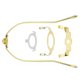 thumbnail image 1 of WRITWAA 1Jgo Kit Para Con Soporte Dorado Resistente De Hierro Y Adaptador Para Pantallas, 1 of 8