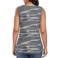 thumbnail image 3 of FIUFY Womens Tank Tops Sleeveless Button Down Shirts V Neck Tie Front Knot Tunic Blouses, 3 of 4