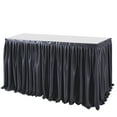 thumbnail image 2 of Table Skirt Pleated Ruffle Tablecloth For Wedding Birthday Party Baby Shower Table Decoration, 2 of 9