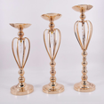 thumbnail image 1 of Candelabro de boda dorado Candelabro de luz de estrella dorada Lámpara de guía de camino Escena de boda Disposición del escenario Accesorios, 1 of 5