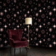 thumbnail image 2 of Peel and Stick Wallpaper Celestial Pink Moon Star Black Mystical Cosmic Wall Mural 17.7in x 9.8ft Self Adhesive Removable Wall Paper Renter Friendly Wallpaper for Nursery Bedroom Cabinets, 2 of 8