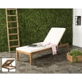 thumbnail image 3 of Safavieh Montclair Adult Wood Adjustable Outdoor Chaise Lounges Ash Grey, 3 of 8