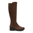 thumbnail image 3 of BZEES Womens Brown Brandy Round Toe Block Heel Zip-Up Boots Shoes 8.5 W, 3 of 4