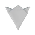 thumbnail image 1 of INSPIRE CHIC Men's Cotton Handkerchiefs Solid Color Pocket Square for Men Grey One Size, 1 of 4