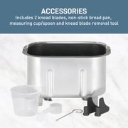 West Bend Hi-Rise Bread Maker with 12 Preset Digital Controls, 3 lb Capacity, in Gray (47413)