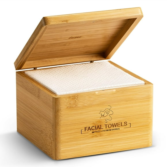 Toallas faciales Clean LUXU de 60 unidades, desechables, biodegradables