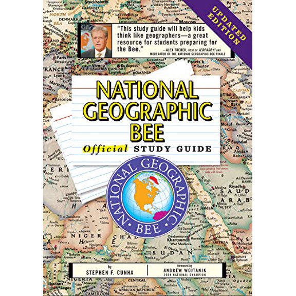 Pre-Owned National Geographic Bee Official Study Guide Updated Edition (Paperback) 0792279832 9780792279839
