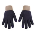 thumbnail image 2 of Women Men Warm Stretch Knitted Gloves Mittens Winter Keep Warm Knitting Golves Outdoor Riding Mittens, 2 of 4