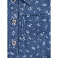 thumbnail image 3 of Wonder Nation Toddler Girl Denim Dress, Sizes 12M-5T, 3 of 5