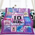 thumbnail image 2 of 12 Year Old Girl Birthday Gifts, 12 Year Old Girl Gifts Ideas, Gifts for 12 Year Old Girls, 12th Birthday Gifts for Girls, 12th Birthday Decorations for Girls Throw Blanket 50”x60”, 2 of 5