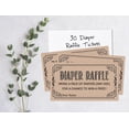 thumbnail image 3 of Inkdotpot 30Little Man Baby ShowerRustic Diaper Raffle Ticket Lottery Insert Cards Supplies Games For Baby Shower Party Bring A Pack Of Diapers To Win Favors Gifts And Prizes, 3 of 5