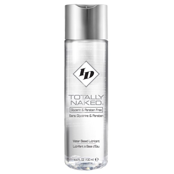 ID Totally Naked, Lubrifiant Personnel Épais à Base d'Eau Sans Glycérine Ni Parabènes, 4,4 oz