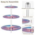 thumbnail image 2 of 3-Tier Acrylic Cupcake Stand Sturdy Dessert Display Cupcake Tower Cupcake Holder for Party Wedding Outdoor Picnic Man and Woman Holding Hands, 2 of 8