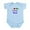 Sky Blue, variant on CafePress - I LOVE MY UNCLE ZACH Infant Bodysuit - Baby Light Bodysuit, Size Newborn - 24 Months