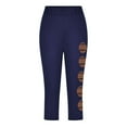 thumbnail image 4 of AUNVITO Girls Yoga Capri Pants Casual Athletic Baseball Print Sporty Fashion, 4 of 4