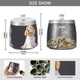 thumbnail image 2 of Yayeee Ashtray with Lid for Cigarette Smokeless Stainless Steel Home Ash Holder, Yellow Halloween Dog, 2 of 7