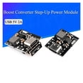 thumbnail image 2 of Type-C USB 5V 2A Boost Converter Step-Up Power Module Lithium Battery Charging Protection Board LED Display USB For DIY Charger, 2 of 7