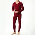 thumbnail image 4 of WTXUE Thermal Underwear Set Lined Long Thermal Underwear Base Layer Set for Cold Winter Relaxed Fit Pant Suits (Men's), 4 of 8