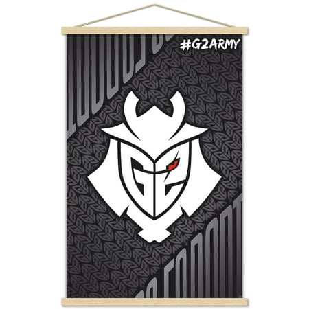 G2 Esports - G2 Army Wall Poster with Magnetic Frame, 22.375" x 34"