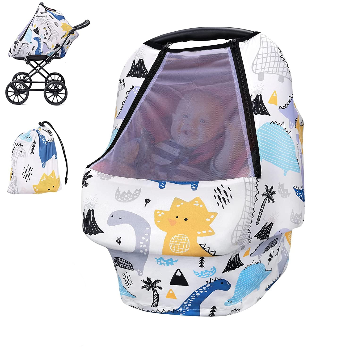 Car Seat Covers for Babies, Cozy Baby Car Seat Covers with Breathable