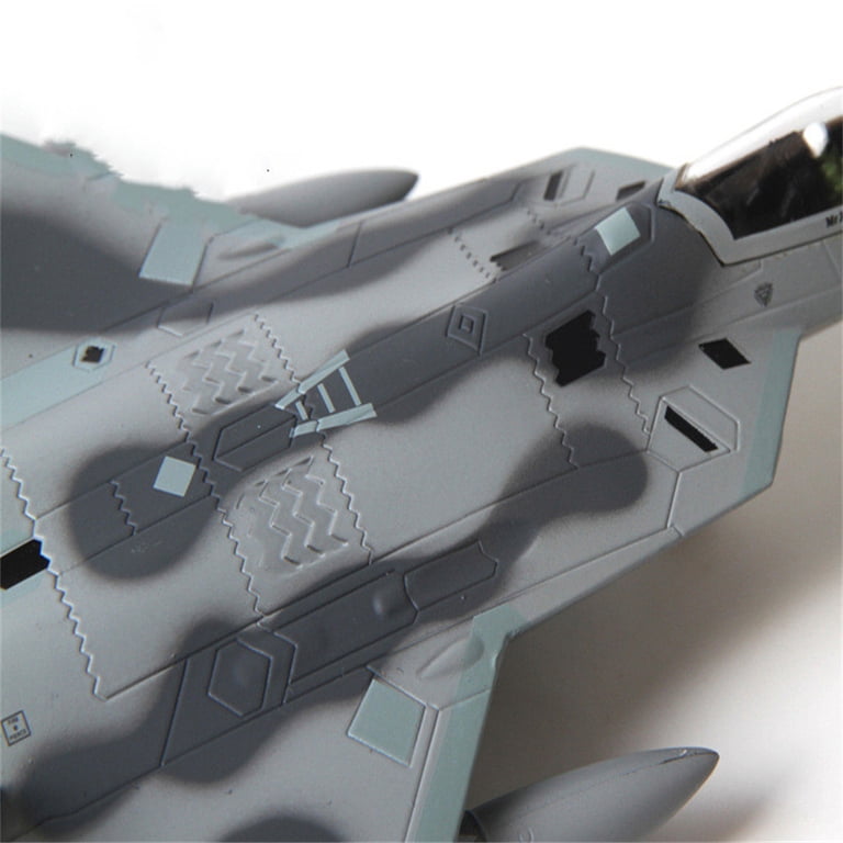NUOTIE 1/100 F-22 Raptor Jet Fighter Avion de combat furtif Avion Air Force Avion en alliage de métal moulé sous pression avec présentoir – Cadeau de collection F22 Wing (AF91001 NUOTIE 1/100 F-22 Raptor Jet Fighter Avion de combat furtif Avion Air Force Avion en alliage de métal moulé sous pression avec présentoir – Cadeau de collection F22 Wing (AF91001