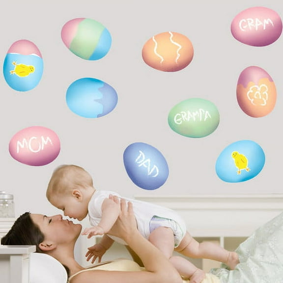 Wallhogs Easter Egg Cutout Wall Decal