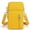 Yellow, variant on JANKS Women Small Crossbody Bags Nylon Over Shoulder Purses Zipper Closure Travel Purse Roomy Design for Phone and Essentials with Adjustable Strap