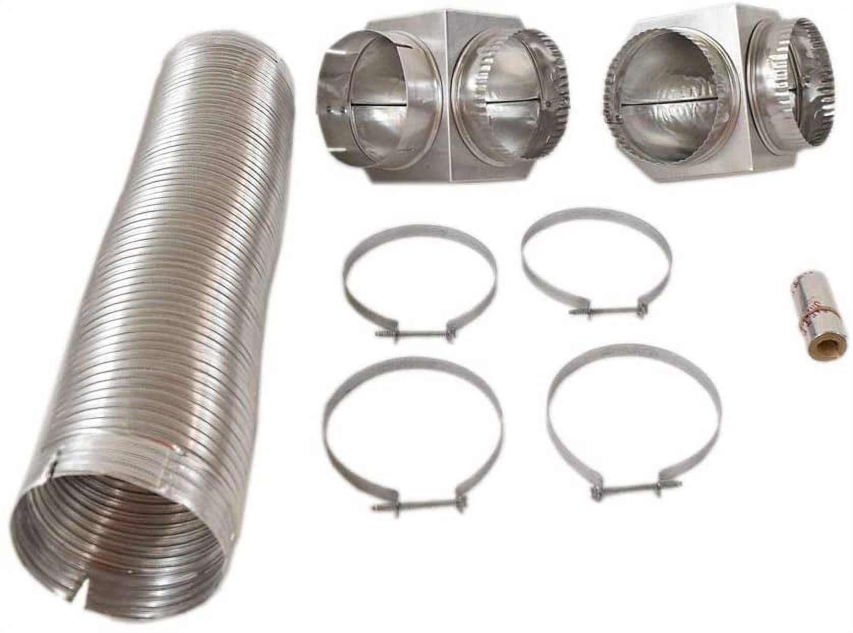 8 ft. Semi-Rigid Dryer Vent Kit with Close Elbows