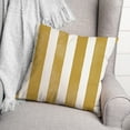 thumbnail image 3 of Creative Products Watercolor Stripe Yellow 18 x 18 Indoor / Outdoor Pillow, 3 of 3