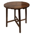 thumbnail image 1 of Char-Log Umbrella Holed Slatted Bar Table, 1 of 4