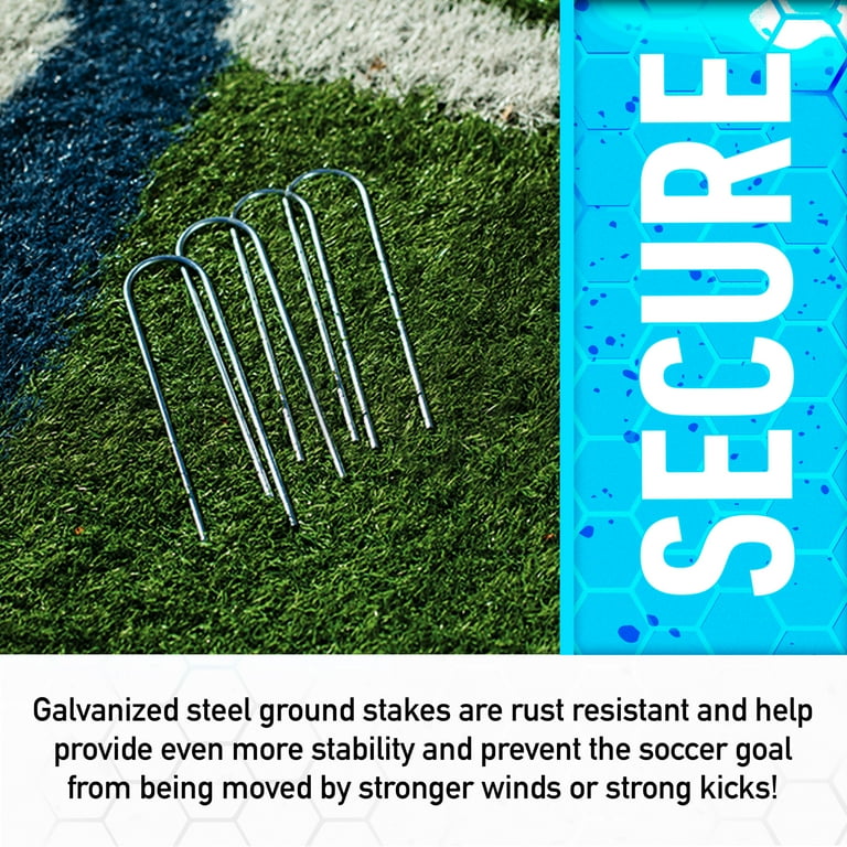 Franklin Sports 6' x 4' Portable Soccer Goal, Steel photo 5