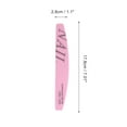 thumbnail image 4 of Unique Bargains Half-moon Sponge Nail Files 5 Pcs Pink, 4 of 6