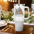 thumbnail image 2 of Book Lovers Tumbler for Book Lovers Gift Ideas -40oz Insulated Tumbler With Handle and Straw (Books 1), 2 of 6
