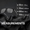 thumbnail image 5 of Oakley OO9102 Holbrook Square Shaped Polarized Sunglasses for Men - Includes Official Eyewear Kit - Matte Black Frame with Prizm Black Lens, 5 of 6