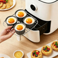 thumbnail image 5 of Air Fryer Poacher Cups | Round Non-Stick Ramekins for Baking & Cooking | Easy Release Food Grade Silicone | Oven, Microwave & Freezer Safe | 6.5x6.5x5cm | Multi-Purpose Dessert & Condiment Cups, 5 of 5