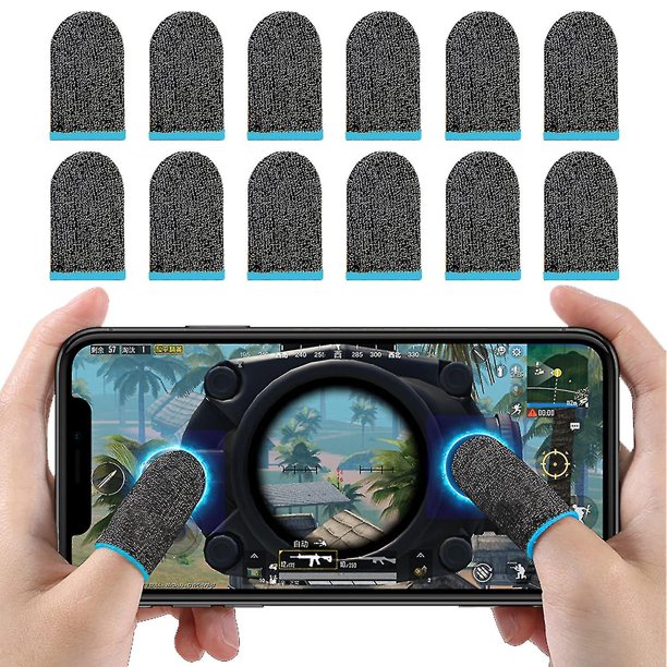 12 piezas de fundas para dedos para juegos Funda para pulgar para juegos de teléfono