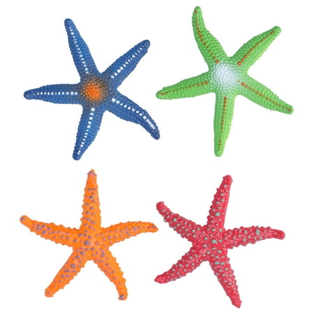 Tbest Children Starfish Model,4pcs Simulation Starfish Model Highly  Simulation Sea Animals Model Educational Children Toy | Walmart Canada