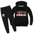 thumbnail image 5 of Roblox-Conjunto de ropa periférica para niños y niñas, Chaqueta de algodón, pantalones, 2 piezas, traje deportivo informal, regalos, 5 of 5