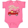 thumbnail image 3 of Inktastic It's my 1st Valentine's Day with Red Truck and Hearts Boys or Girls Baby Bodysuit, 3 of 5
