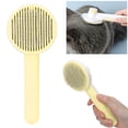 thumbnail image 4 of Brosse pour Chat, Peigne à Poils de Chat Professionnel Confortable Rond pour Poils Longs Animaux Jaune, 4 of 8