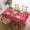 Christmas Ho Ho Ho 3, variant on Christmas Tablecloth Rectangle - Merry Xmas Table Cloth with Christmas Plaid Print, Washable New Year Table Cover for Holiday/Picnic/Dining/Party Decoration, 60 X 84 Inch