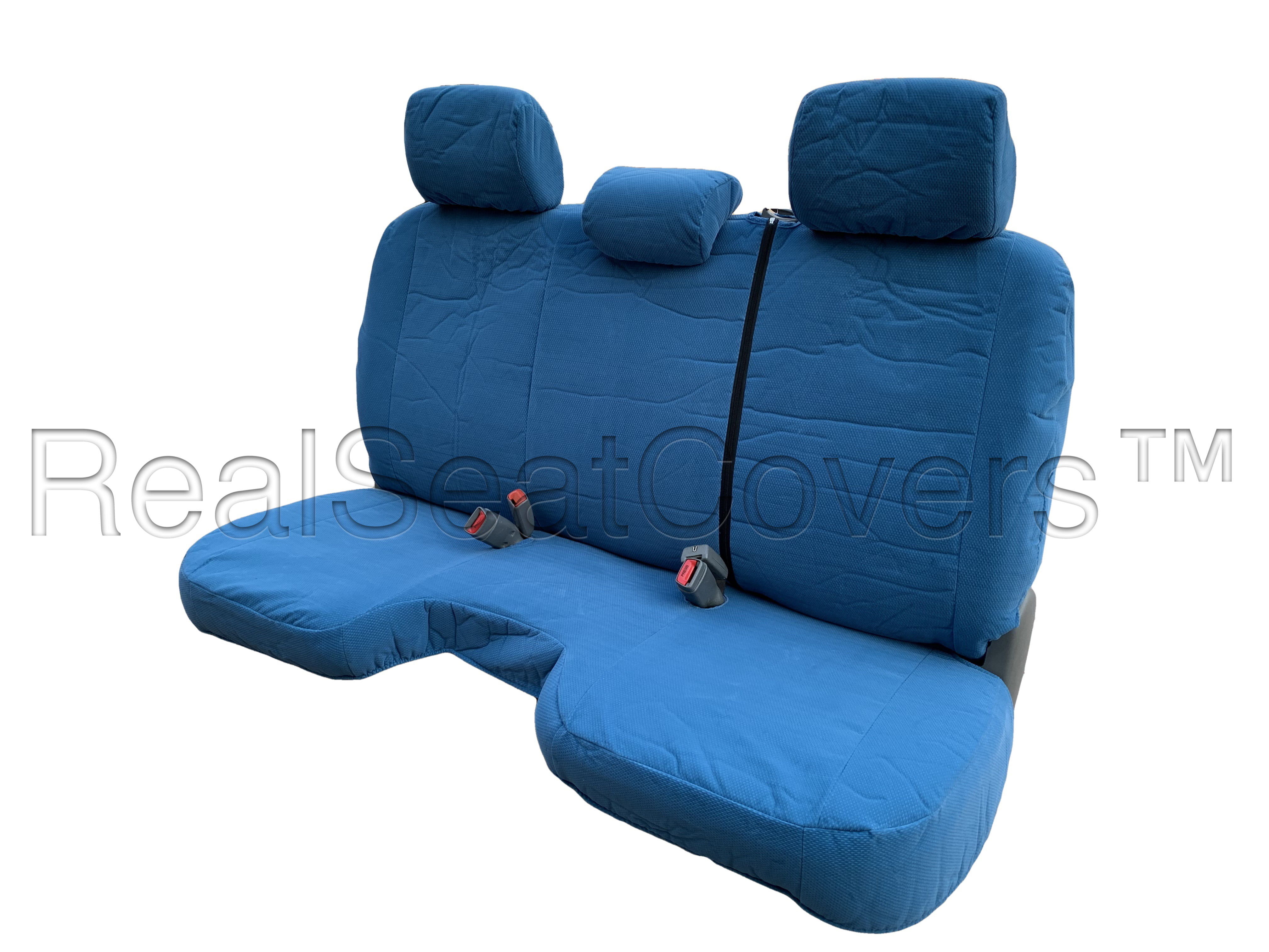 Rear Split Seat 60/40-Poly-Cotton FIA SP82-62 Gray Custom Fit Cover
