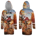 thumbnail image 3 of Thanksgiving Rhodesian Ridgeback Pilgrim Grateful, Thankful, Blessed Fall Welcome All Over Print 3D Hooded Duffle Toggle Coat Ridgebacks Dog Lover Gifts - 00021, 3 of 6
