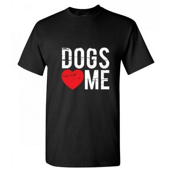 Dogs Love Me Christmas Apparel Adult Humor Novelty Sarcastic Premium Tshirt Xmas Holiday Anniversary Gift Hilarious Funny Graphic Tees
