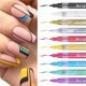 thumbnail image 4 of Nvzi Bolígrafo para pintar uñas 3D, 1 bolígrafo resistente al agua de secado rápido, bolígrafo para punteado de uñas, herramienta de manicura DIY con forma de flor y gancho, color aleatorio., 4 of 5
