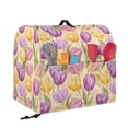 thumbnail image 2 of FOR U DESIGNS Tulip Stand Mixer Cover with Pocket Stain Resistant Kitchen Aid Covers for Stand Mixer Dust Cover Case for Stand Mixer or Coffee Maker - S, 2 of 8